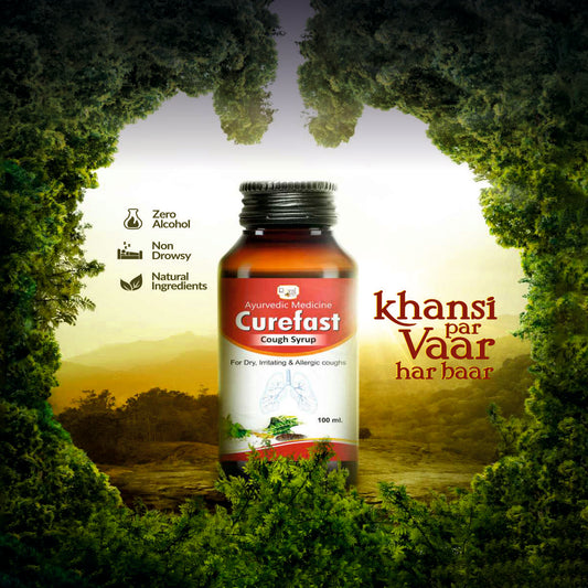 Curafast Syrup – Ayurvedic Cough & Cold Relief 100 ML