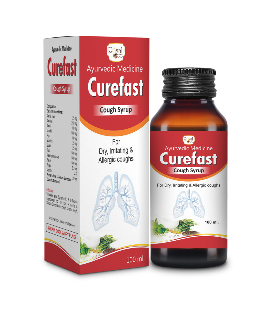 Curafast Syrup – Ayurvedic Cough & Cold Relief 100 ML