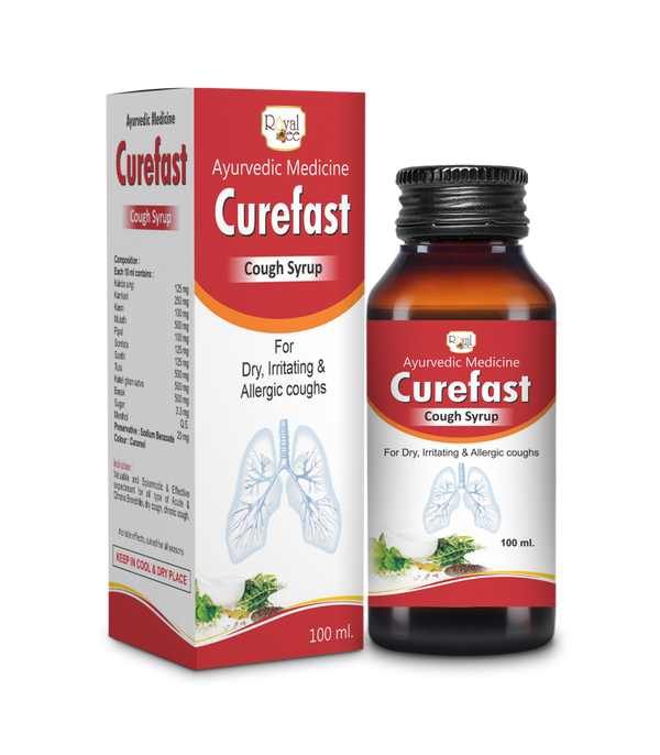 Curafast Syrup – Ayurvedic Cough & Cold Relief 100 ML