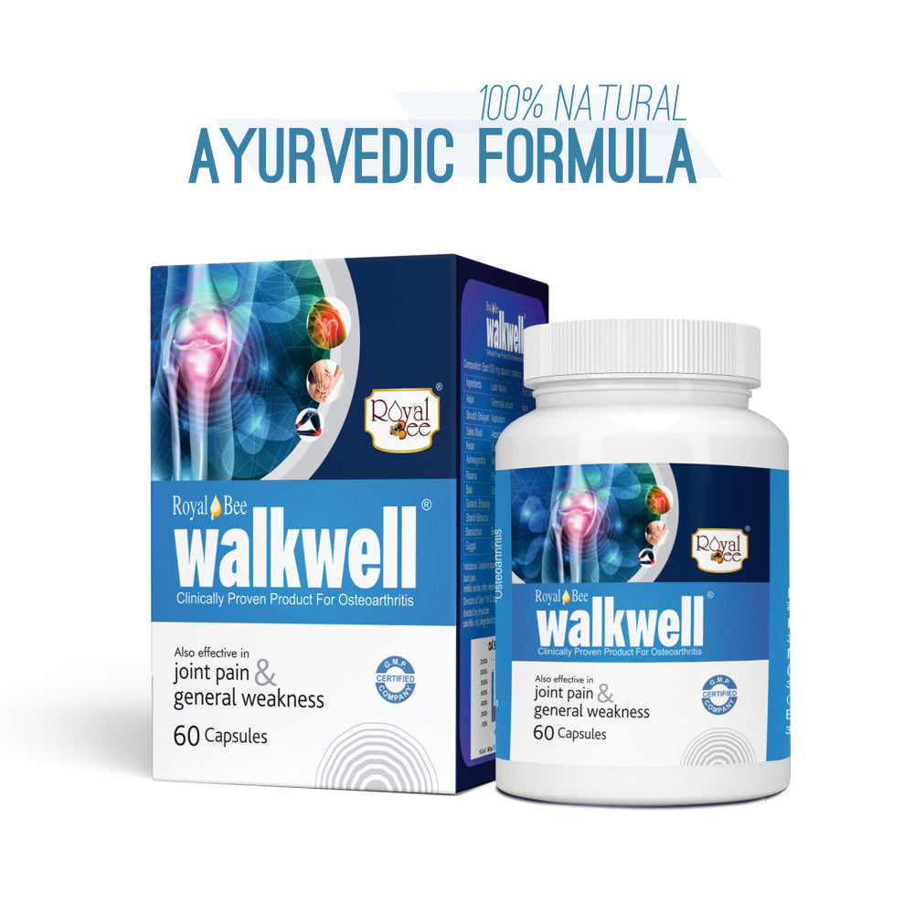 Walkwell Capsule – Ayurvedic Joint Care Formula 60 Capsules