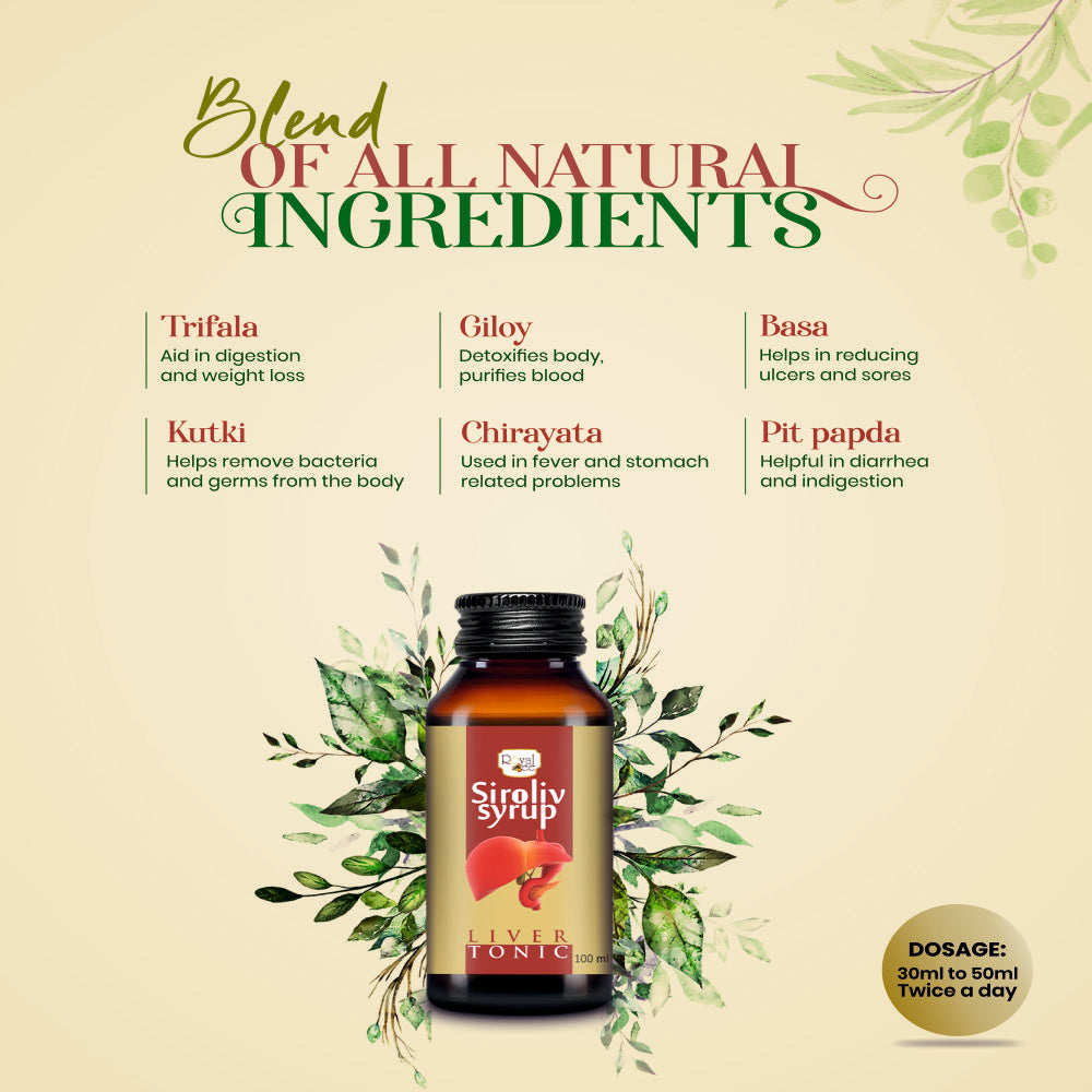 Siroliv Syrup – Ayurvedic Liver Care Formula 200 ML