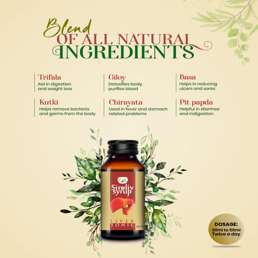 Siroliv Syrup – Ayurvedic Liver Care Formula 100 ML