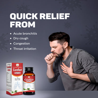 Curafast Syrup – Ayurvedic Cough & Cold Relief 100 ML