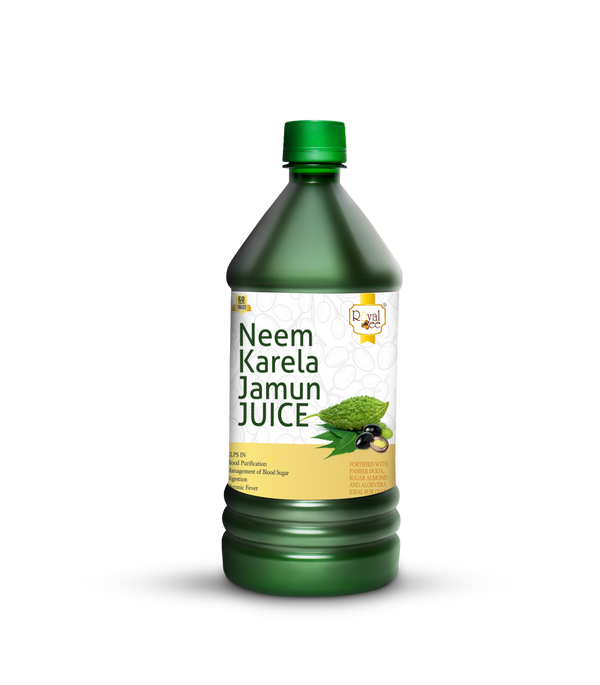 Neem Karela Jamun Juice – Ayurvedic Sugar & Wellness Support 1 L