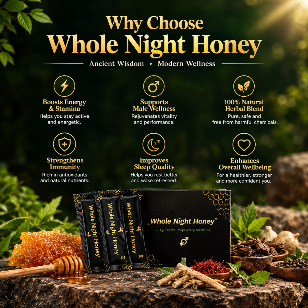 Why Choose Whole Night Honey for Male Vitality?