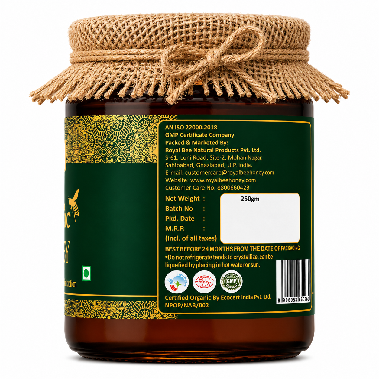 Organic honey
