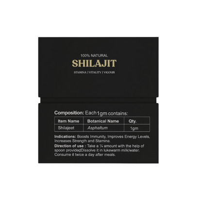 Shilajit Himalayan Resin