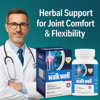 Walkwell Capsule – Ayurvedic Joint Care Formula 60 Capsules